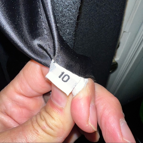 100% Pure Cashmere Coat Size 10 Jennifer Tyler Palm Beach Estate - Picture 4 of 6